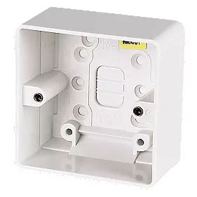 electrical back box screwfix|back box extension Screwfix.